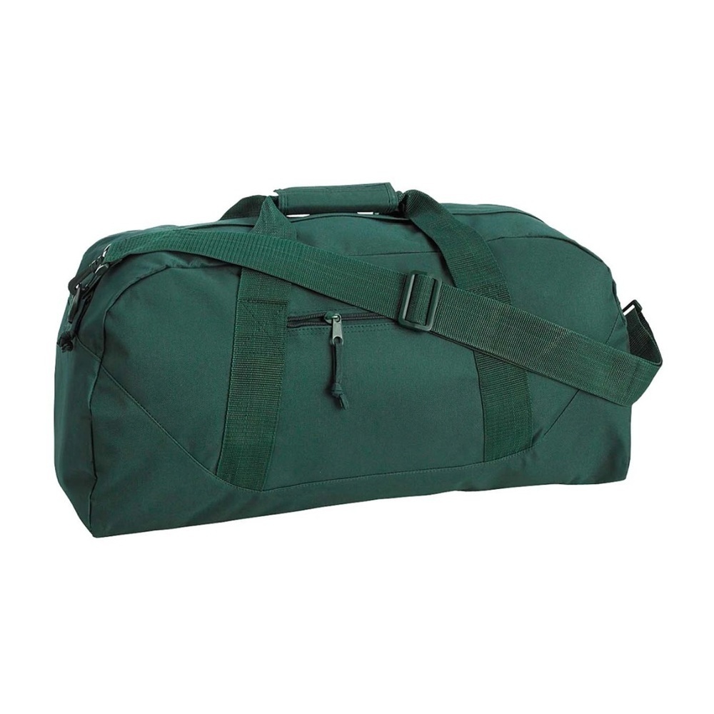 NWOT Forest Green Large Square Duffel Bag